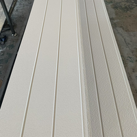 Panneaux sandwich isolants en PU ignifuges pour revêtement extérieur de villa, épaisseur 16 mm, aspect pierre, vente en gros