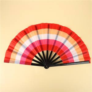 Abanico Plegable Arcoíris de 33cm al por Mayor, Colorido, LGBT, Orgullo Gay, Fiesta, Verano, Festival de Música, Accesorio Ligero para Hombres y Mujeres - Product Image 4