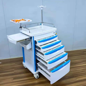 Carrello Medico Personalizzato di Alta Qualità in ABS per Infermieri e Sala d'Emergenza con Ruote per Dispositivi Medici Ospedalieri - Product Image 1