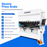 Prensa Plegadora CNC Industrial Totalmente Eléctrica de 500KN y 2000mm para Doblado de Metal con Opciones Personalizadas