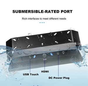 Monitor Marino con Pantalla Táctil Totalmente Impermeable IP67 de 15.6, 18.5 y 21.5 Pulgadas para Sonda de Pesca Garmin, 1500 Nits, para Exteriores, para Barcos de Pesca - Product Image 4