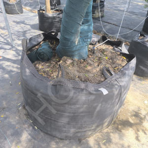 HOKBG precio de fábrica respetuoso con el medio ambiente transpirable bolsa de plantas bolsas de cultivo de tela de polipropileno para la plantación de olivos - Product Image 6