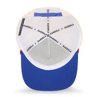 Casquettes de golf vierges personnalisées pour hommes Casquette de baseball avec trou de découpe laser perforé et logo en caoutchouc à 5 panneaux Casquette de sport imperméable