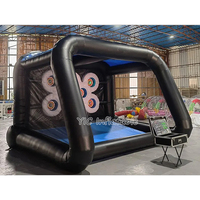 Ensemble de jeux gonflables interactifs avec IPS pour la location d'événements de carnaval, logo personnalisé