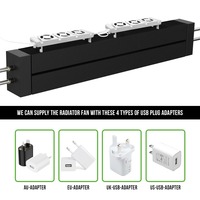 Ventilateur de radiateur central intelligent 5V Speed Comfort, ensemble trio de ventilateurs de chauffage triple pour la maison