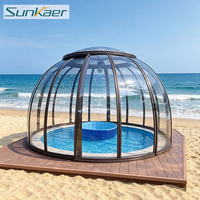 Nueva Carpa Domo Geodésica Transparente de Policarbonato para Restaurante al Aire Libre, Tipo Iglú de Vidrio, de Proveedor Bubble House