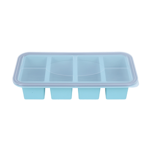 Contenedor de Almacenamiento de Alimentos <span class=keywords><strong>para</strong></span> Congelador Freshkeep, Juego de Recipientes de Silicona Reutilizables con Múltiples Compartimentos y Tapa - Product Image 5