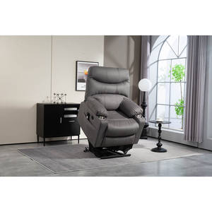 Sillón <span class=keywords><strong>Reclinable</strong></span> Eléctrico con Elevador para Personas Mayores <span class=keywords><strong>de</strong></span> Cuero con Masaje y Mecedora Muebles Modernos para Sala <span class=keywords><strong>de</strong></span> Estar - Product Image 1