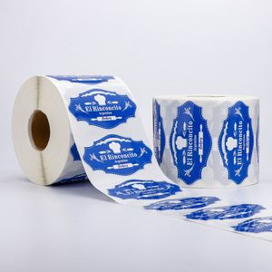 Étiquette alimentaire en vinyle imperméable, autocollant personnalisé découpé à la forme, impression couleur intégrale, étiquette pour emballage de pâtisserie - Product Image 2
