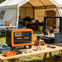 Generador Solar Portátil para el Hogar, Amplificador de Potencia Portátil, Estación de Energía Eléctrica Portátil Pequeña