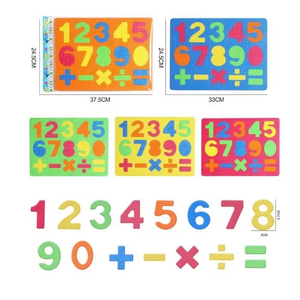 Jinming prezzo a buon mercato per bambini <span class=keywords><strong>alfabeto</strong></span> inglese e numero Puzzle Game EVA Puzzle Set per bambini giocattolo - Product Image 6