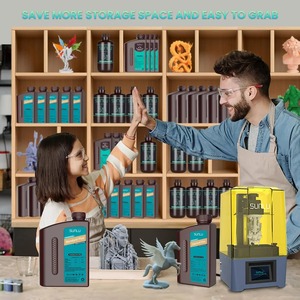 Résine <span class=keywords><strong>SUNLU</strong></span> Rigid Standard Plus 100% pureté 405nm Haute précision et résistance Faible retrait Certifiée CE pour l'impression 3D LCD/DLP - Product Image 5