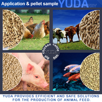 Granuladora Extrusora de Alimentos para Animales YUDA 4-6 T/H, Máquina de Procesamiento de Pellets para Alimentos de Granja