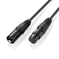 Câble XLR 3 broches de haute qualité en gros, mâle vers femelle, pour microphone