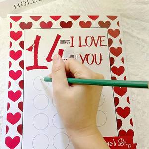 Cartes à gratter de loterie personnalisées en papier fantaisie, impression numérique, gaufrage, logo couleur, billets à gratter pour la Saint-Valentin - Product Image 4