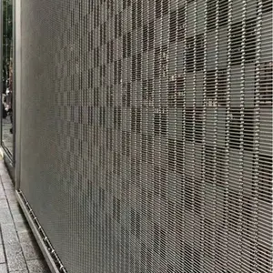2mm dekoratif paslanmaz çelik gümüş tel delikli metal örgü tel ekran koruması