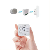 16A Tuya WiFi Smart Mini Saklar Listrik 2-Arah DIY Modul Pemutus Sirkuit Timer PC/Plastik Mendukung Alexa Google Home