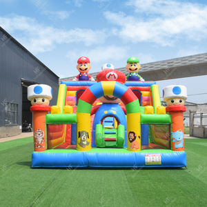 <span class=keywords><strong>Castillo</strong></span> hinchable al aire libre de nuevo diseño con tobogán Super Mario Bounce House Playground para niños - Product Image 2