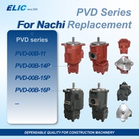Mini pompe principale d'excavatrice d'Elic série de PVD-00B PVD-00B-11 PVD-00B-14P PVD-00B-15P la pompe hydraulique de PVD-00B-16P pour Nachi