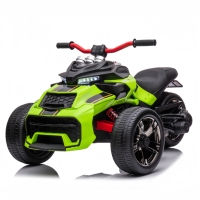 Nuevo modelo 2026: Vehículo infantil de gran volumen, ATV de 3 ruedas de 12V, coche eléctrico de 12V 4.5A, motocicleta infantil de plástico con batería