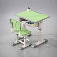 Fabricant professionnel de table et chaise d'étude réglables en hauteur pour élèves du primaire, projet B2B