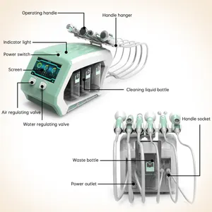 Mesin kecantikan 2024, mesin oksigenasi gelembung co2 alat Kecantikan dasar hidrogen oksigen di kulit