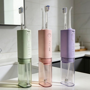 Irrigador Bucal Retráctil de Doble Sistema, <span class=keywords><strong>Cepillo</strong></span> de Dientes Sónico, 5 Modos de Presión, 3 Modos de Limpieza, Mini Irrigador Bucal Portátil - Product Image 5