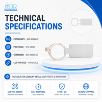 Etiqueta RFID UHF de 860-960 MHz, Etiqueta Adhesiva de Papel para Inventario de Almacén, Logística Minorista, Sistema de Gestión de Seguimiento de Activos