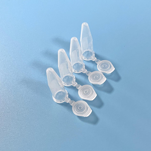 Tubo de ensayo estéril no pirogénico desechable de plástico médico DNasa/libre de RNasa tubo de microcentrífuga de 1,5 ml con tapa DAN sin ARN - Product Image 5