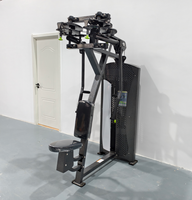 Équipement de fitness pour musculation, direct usine, pour salle de sport commerciale : Machine à pectoraux/deltéens dorsaux réglable et sélecteurisée, à position assise