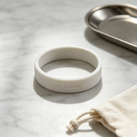 Mini Etiqueta NFC RFID de 13.56 MHz, 1K/215/216, Código QR ISO, Pulsera de Silicona Impermeable para Uso en Hoteles, Pagos de Membresía