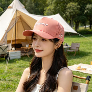 Gorra de Béisbol Deportiva Personalizada de 6 Paneles, Impermeable, con Perforaciones Cortadas a Láser, Transpirable, para Golf, Running, para Hombres y Mujeres - Product Image 1