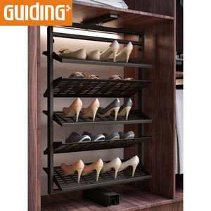 Grande Armoire De Rangement De Chaussures Rack Organisateur Télescopique Étagère Bricolage Rotatif 4 5 6 Niveaux Étagère À Chaussures Tournante - Product Image 1