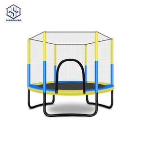 <span class=keywords><strong>Trampoline</strong></span> rond gratuit sans ressort 60 "avec filet de sécurité pour l'extérieur sans printemps - Product Image 2