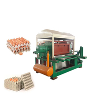 Machine automatique de fabrication de boîtes à œufs ligne de recyclage de papier de pulpe de déchets respectueux de l'environnement machine à fabriquer des plateaux à œufs