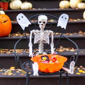 Suministros para Fiestas <span class=keywords><strong>de</strong></span> Halloween, Calavera, <span class=keywords><strong>Esqueleto</strong></span>, Cuerpo Humano Simulado, Decoración <span class=keywords><strong>de</strong></span> Halloween, Colgante <span class=keywords><strong>de</strong></span> <span class=keywords><strong>Esqueleto</strong></span> - Product Image 6