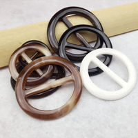 Anneaux ajustables en résine ronde de 20 mm, 30 m, 35 mm avec décorations en strass, écologiques