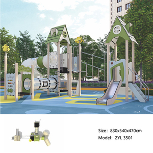 Attrezzature per Parco Giochi Commerciale Flyfun con Scivolo, Sistema di Arrampicata e Giochi Interattivi per Bambini, Parco Sportivo e Zona Comunitaria - Product Image 3