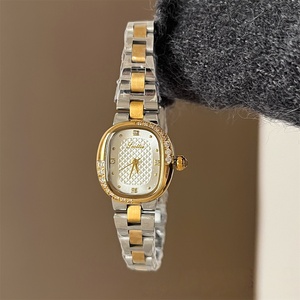 Manufacturer Supplies Gold Bead Acrylic Band Quartz Movement Eco-Friendly Fashion <b>Watch</b> - Product Image 2