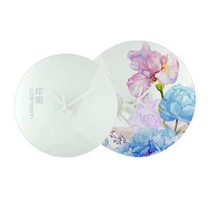 Nhà Máy Bán buôn Tempered Glass Đồng hồ treo tường DIY thăng hoa trống Glass Đồng hồ treo tường cho trang trí nội thất nghệ thuật - Product Image 4