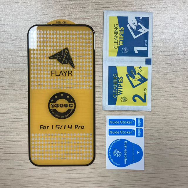 Factory Large Arc Premium HD Clear Screen Protector for iPhone Samsung Huawei High Alumina Tempered Screen Protector