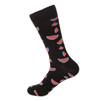 Chaussettes de sport décontractées pour jeunes, antidérapantes, respirantes, de haute qualité, motif imprimé automne, technique de tricotage, taille unique