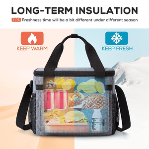 Bolsas Térmicas Personalizadas, Bolsa Térmica Plegable, Mochila Aislante/Bolsa Térmica Casual de Hombro para Almacenamiento de Alimentos - Product Image 3