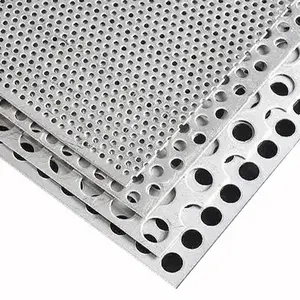 Foglio perforato acciaio inossidabile diametro foro 1.2Mm 304 in acciaio inox perforato foglio perforato rete metallica perforata