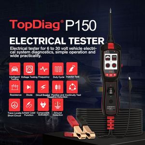 Topdiag P150 Auto Circuit <b>Tester</b> 12v 24v Car Voltage Detector Pen Non-Contact Multimeter Automotive Circuit <b>Tester</b> Probe - Product Image 5