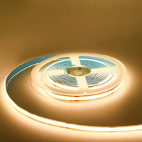 Bande lumineuse à Led Cob colorée, 5mm, 8mm, variable, Flexible, 12v, 24v, 5 m/rouleau