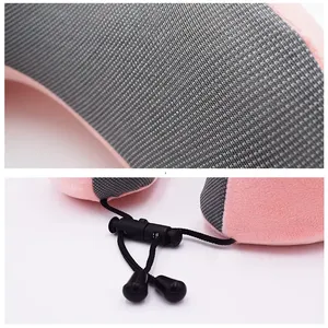 Oreiller de voyage en mousse à mémoire de forme en U personnalisé pour appuie-tête de voiture, confortable et idéal pour la vente en gros - Product Image 3