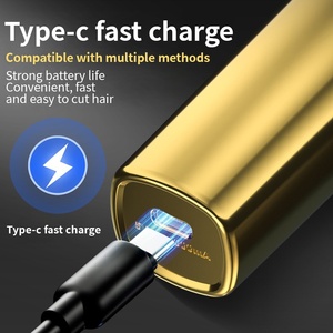 Cortadora de Pelo Eléctrica Recargable <span class=keywords><strong>Profesional</strong></span> con Pantalla Digital, Cuchillas de Acero Inoxidable, Resistente al Agua, para Barberías - Product Image 2