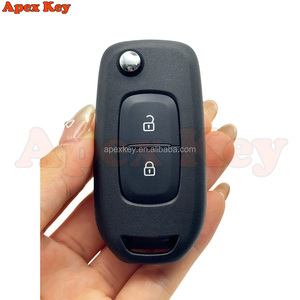 Carcasa de llave remota plegable con 2 botones HU56R para Renault Megane 3, Dacia Duster, Kadjar, Captur, Symbol, FCC ID: CWTWB1G767 - Product Image 4