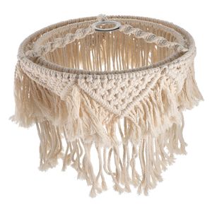 Vietnam gran oferta hecho a mano bohemio tejido a mano 100% algodón sólido macramé lámpara sombra para sala de estar y accesorios de oficina - Product Image 1